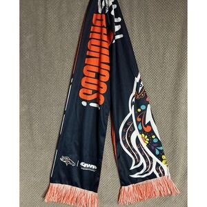 Denver Broncos Official NFL Season Vamos! Scarf Flower 4WheelParts 4WP 7" x 60"